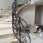 Wrought Iron Spiral Staircase